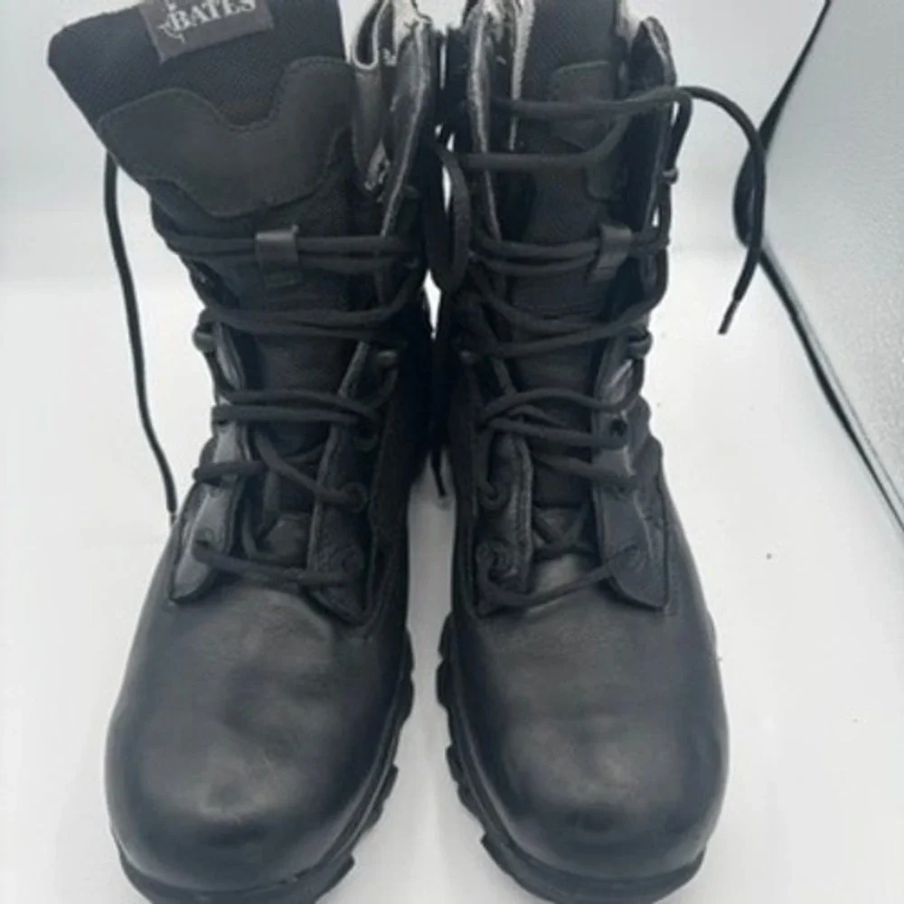Bates Tactical Boots Mens Sz 12 Black GORE-TEX Side Zip Combat Work